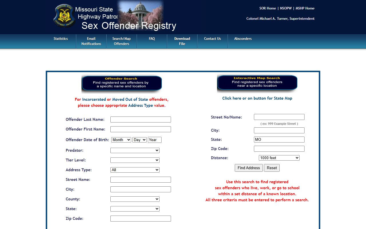 Barton County arrest records Missouri sex offender registry search