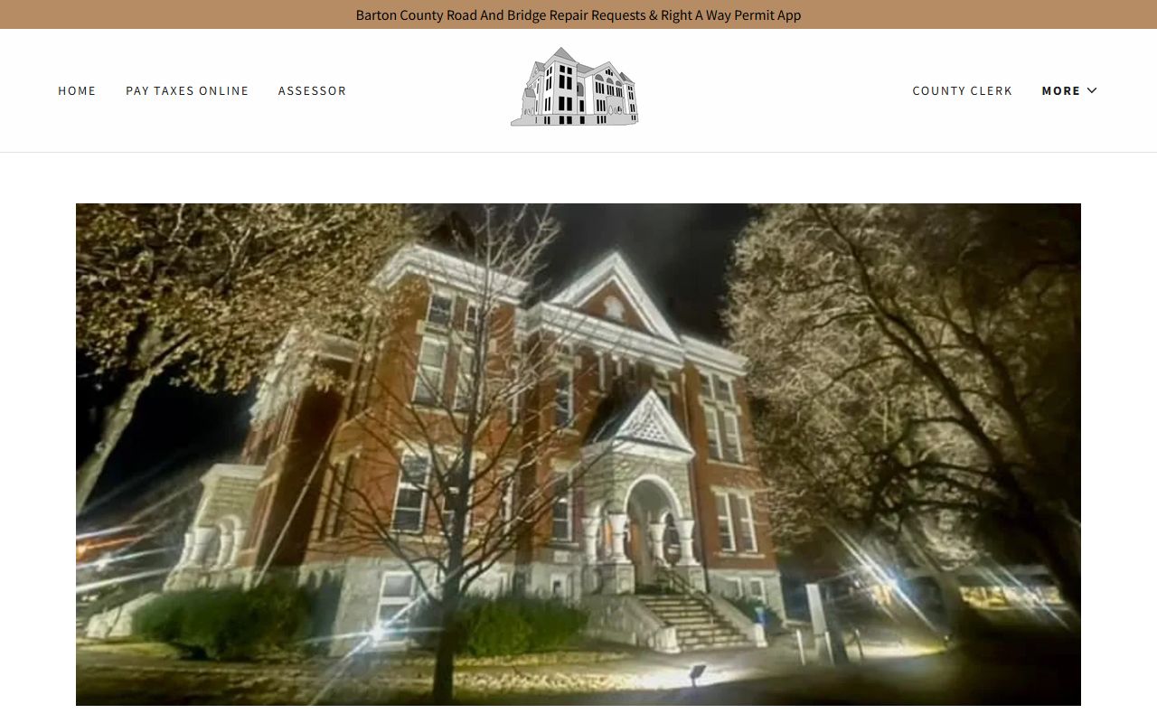Barton County courthouse history and court records context