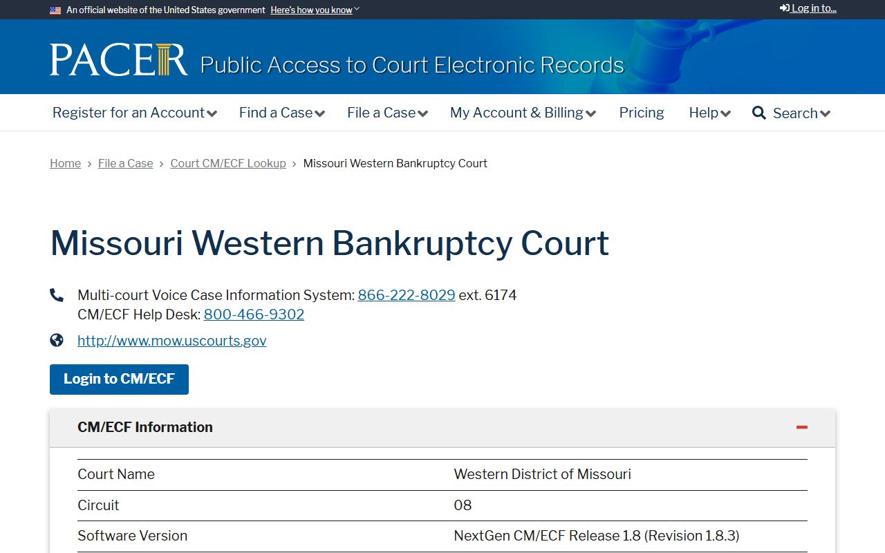 Barton County probate records and Western District bankruptcy PACER lookup