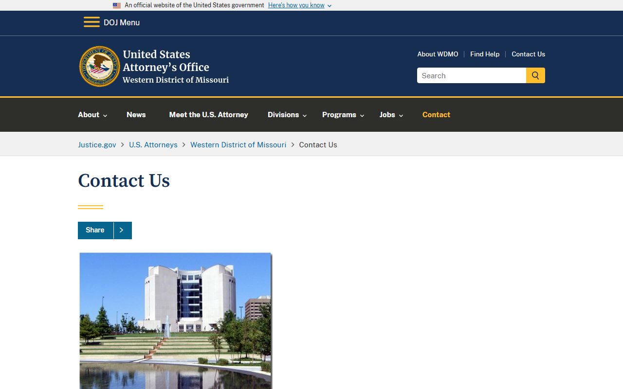 Barton County probate records and federal Western District contact page